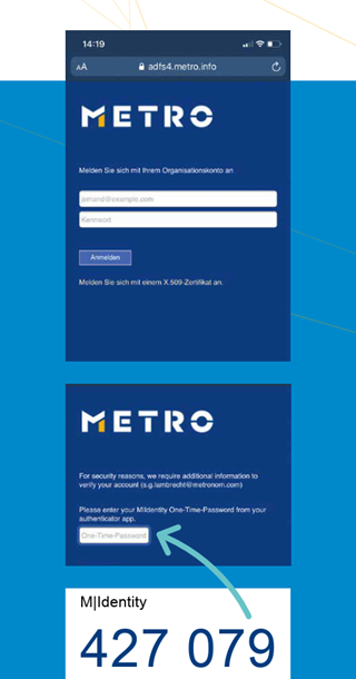 Log in to United with M|Identity token
