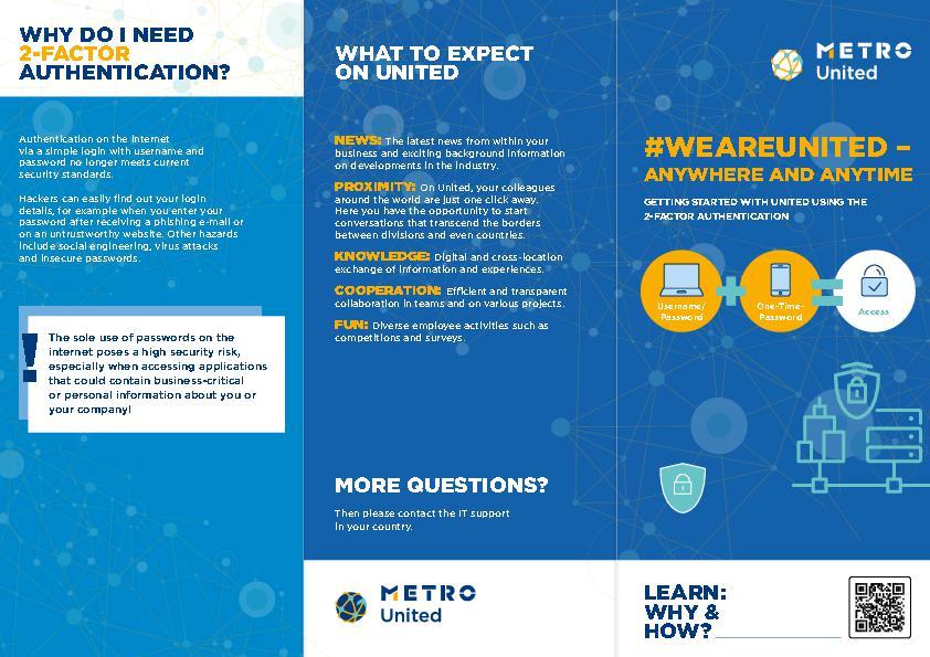 Getting started with United using the 2-factor authentication