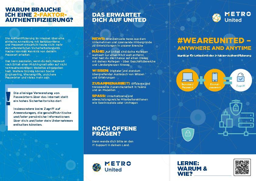 Startklar für United mit der 2-Faktor-Authentifizierung